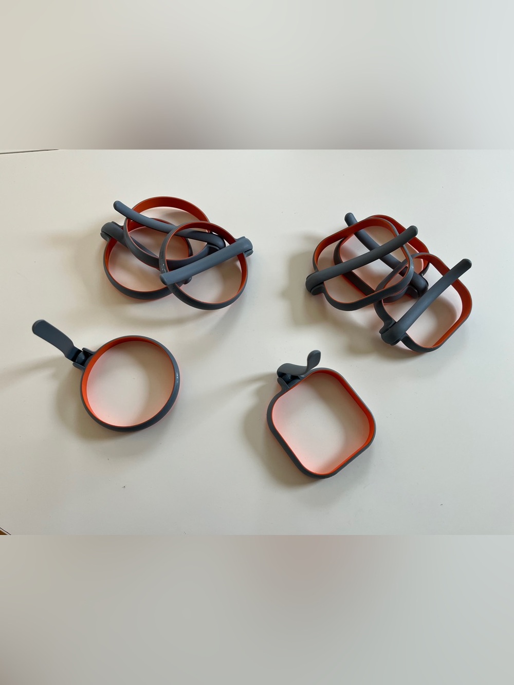 Blackstone grill Silicone Egg Ring Set - 4 round and 4 circle - new